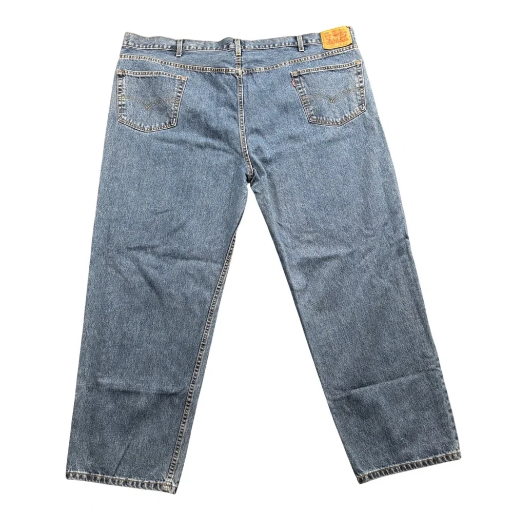 Levi's 550‎ Relaxed Fit Jeans Men's 51x29.5 Blue Medium Wash Tapered Denim